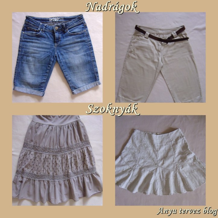 nadrágok és szoknyák