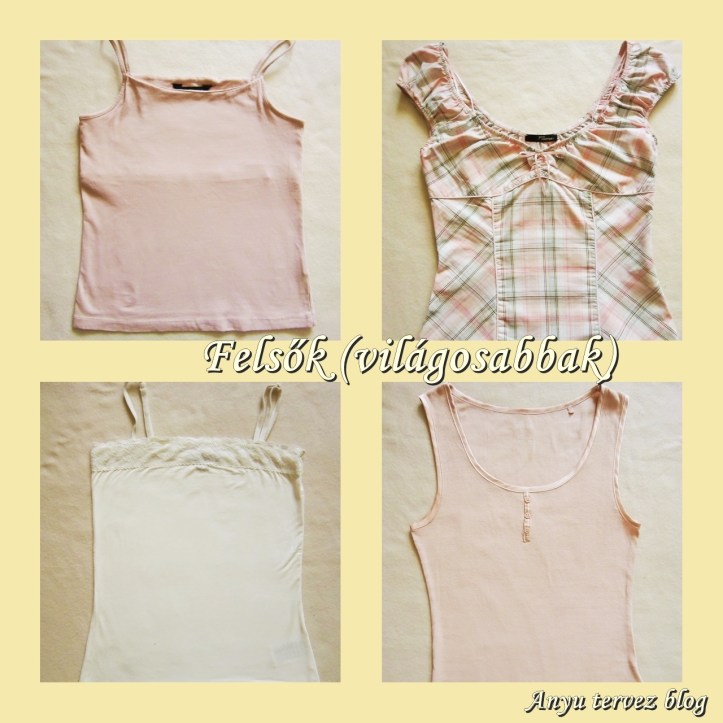 világos felsők